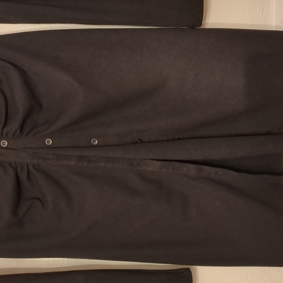 Lulus A Little Prep Black Button up ribbed Bodycon mini dress - Picture 8 of 12